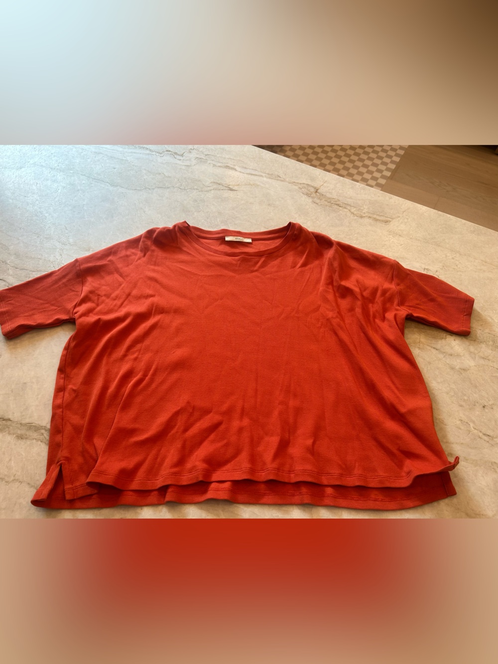 Sessun Achill Oversized T-shirt | Mandarin- Medium